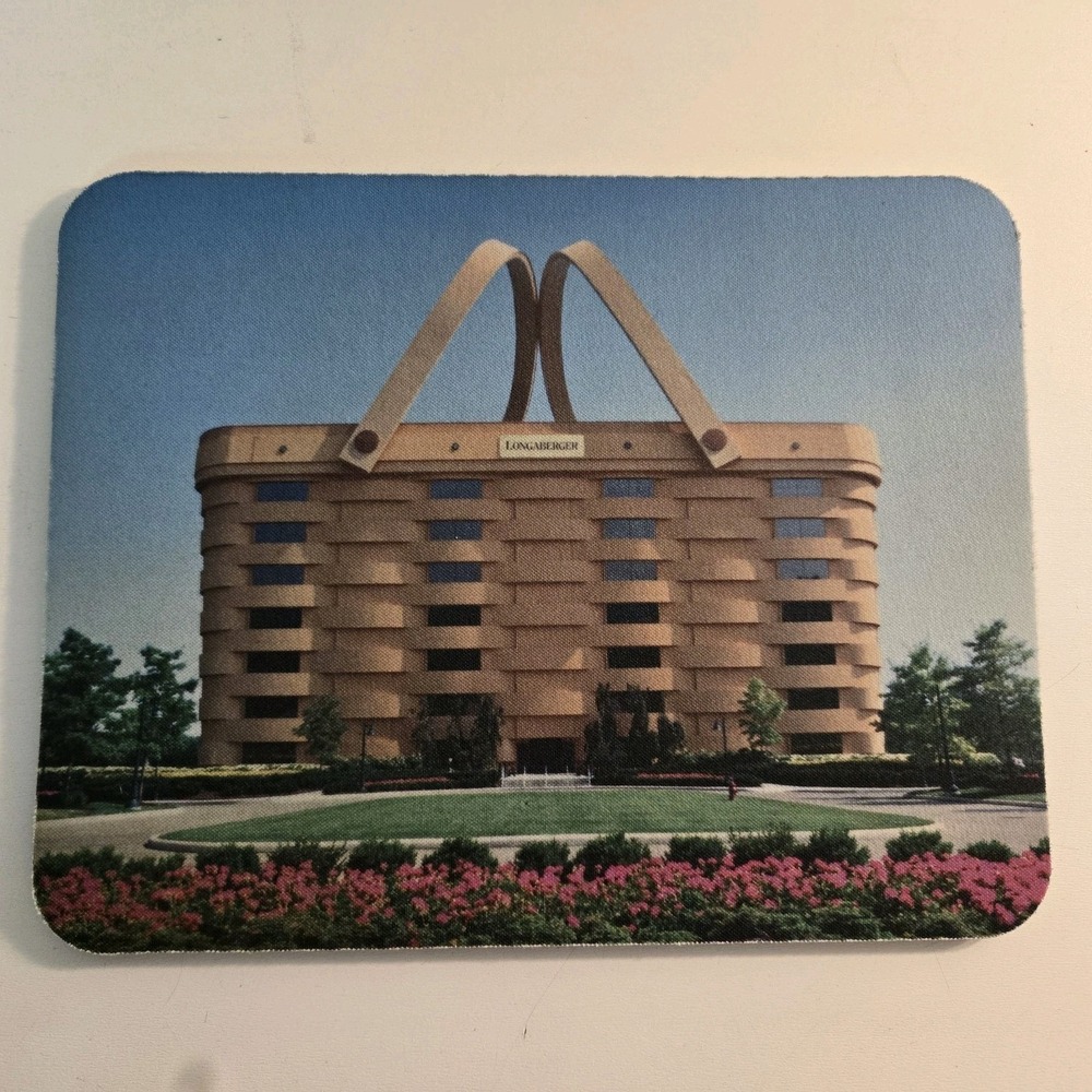 Longaberger Basket  Dresden Office 8x10 Mousepad Mouse Ultra RARE
